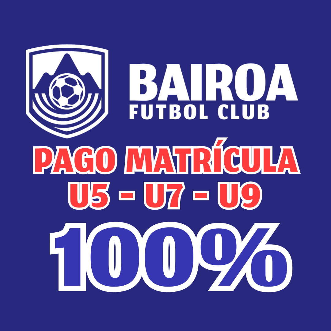 Pago 100% de matrícula (U5, U7, U9)